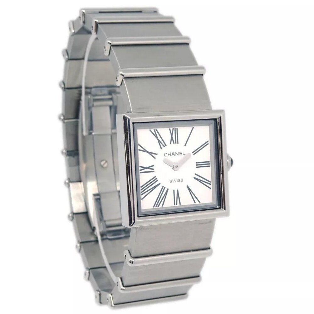 Chanel Mademoiselle Quartz Watch SS Y.N.114014 184517 - Picture 5 of 16